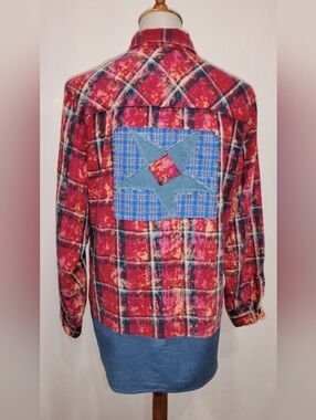 VANILLA STAR PATCHWORK BLOUSE